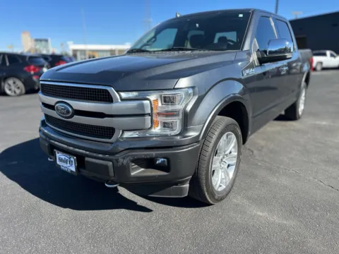 Gray 2019 FORD F-150 PLATINUM SUPERCREW for sale in Lubbock, TX