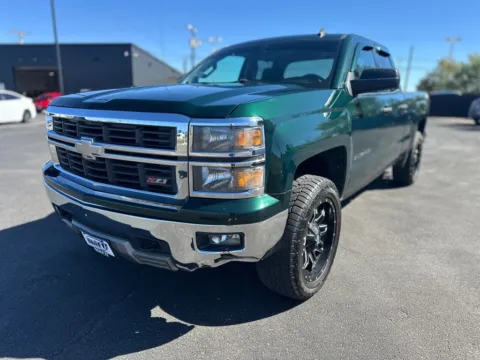 Green 2014 CHEVROLET SILVERADO 1500 LT Z71 for sale in Lubbock, TX