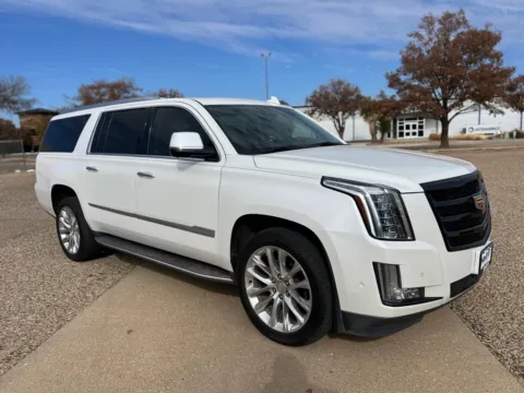 White 2020 CADILLAC ESCALADE ESV LUXURY for sale in Lubbock, TX