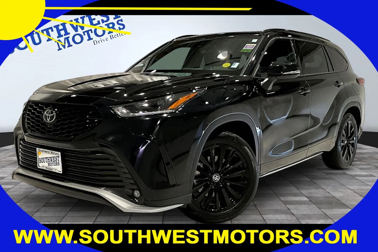 Black 2025 Toyota Highlander XSE for sale in Pueblo, CO