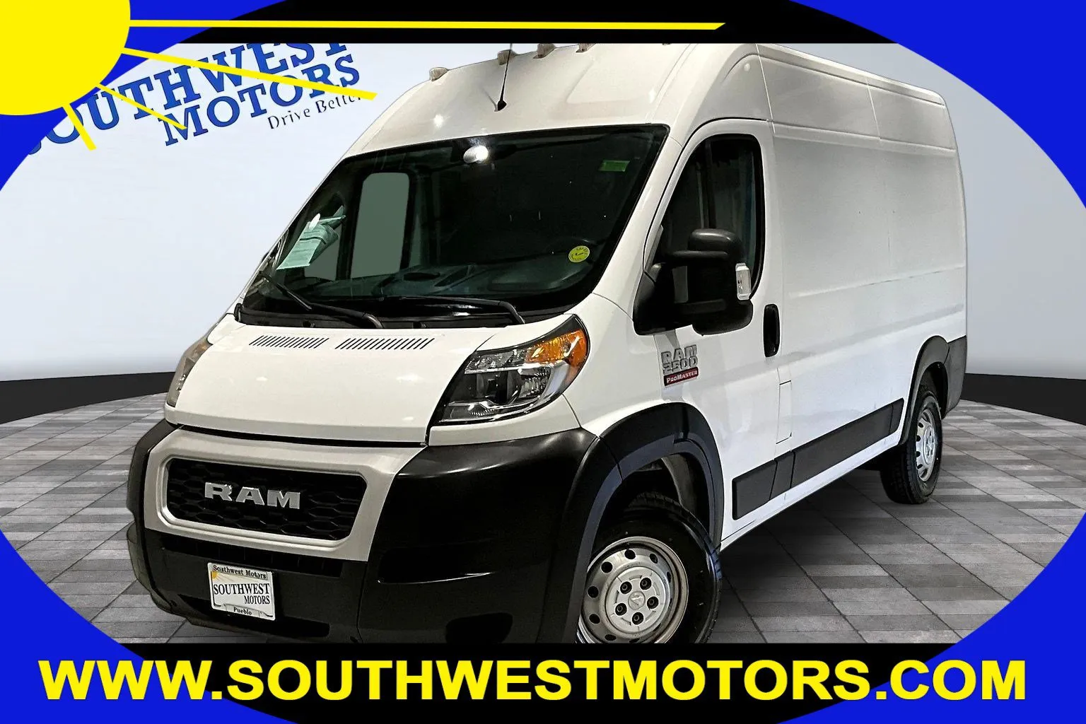 White 2020 Ram ProMaster Cargo Van 2500 HIGH ROOF 136 WB for sale in Pueblo, CO