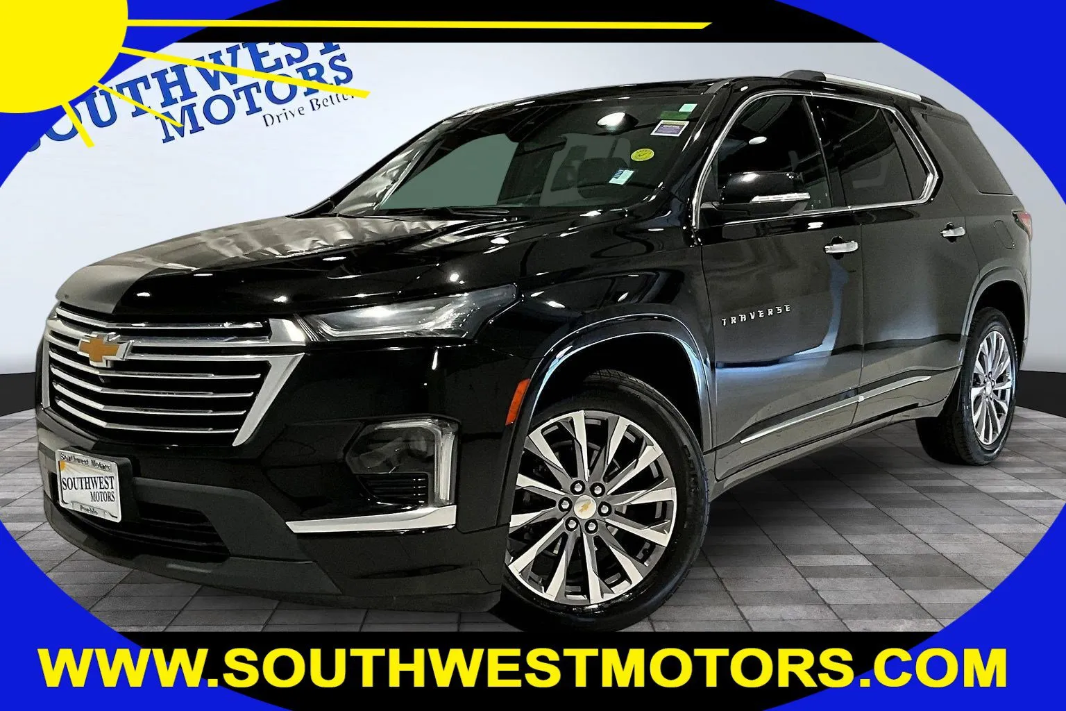 Black 2022 Chevrolet Traverse Premier for sale in Pueblo, CO