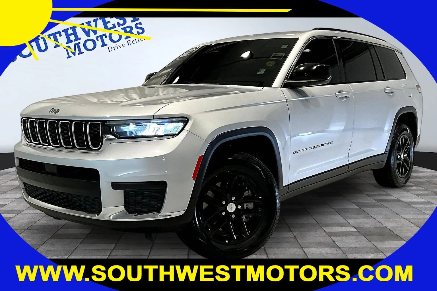 Silver 2022 Jeep Grand Cherokee L Laredo for sale in Pueblo, CO