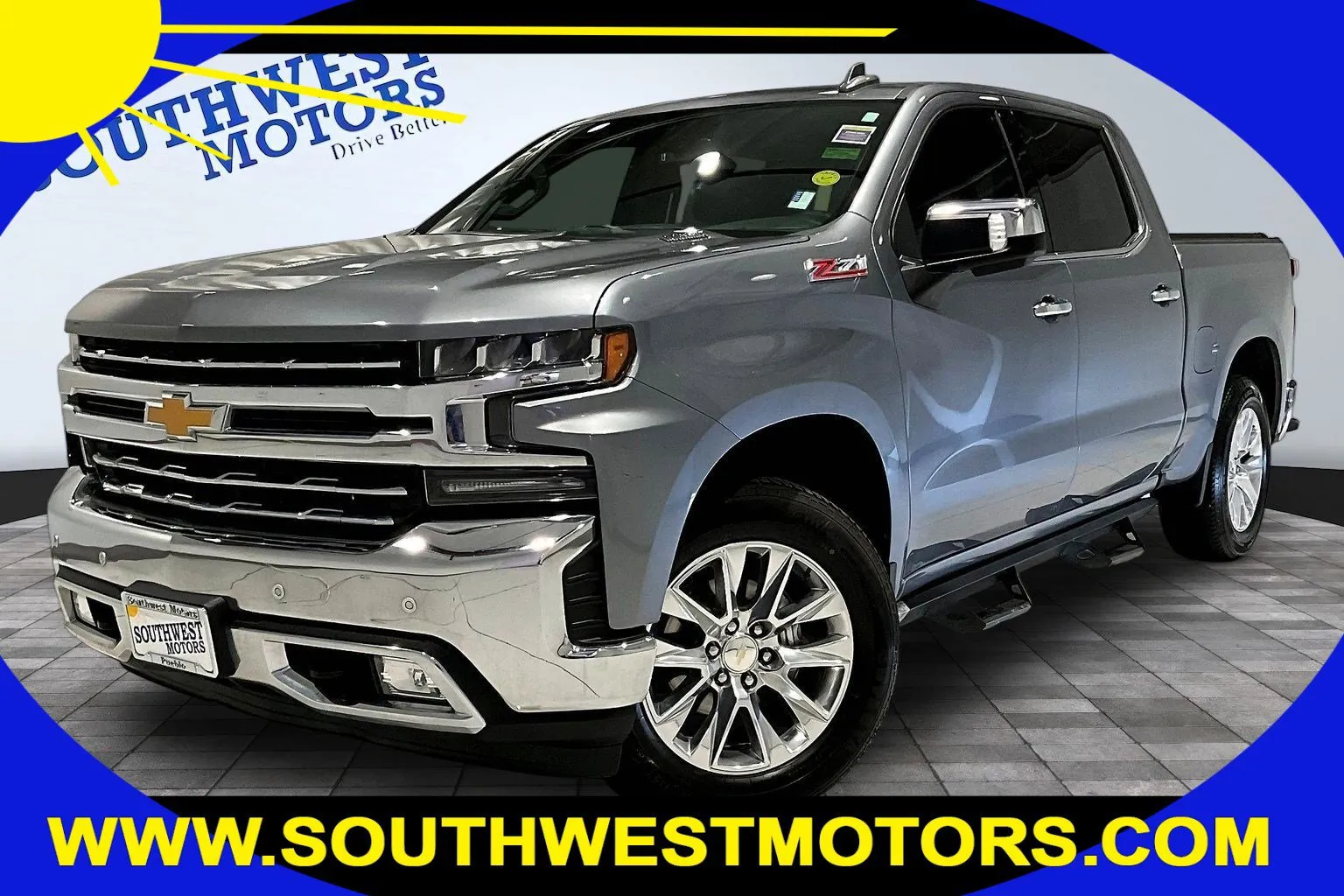 Gray 2022 Chevrolet Silverado 1500 LTD LTZ for sale in Pueblo, CO