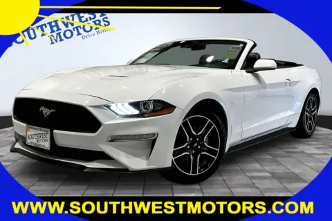 White 2023 Ford Mustang EcoBoost Premium for sale in Pueblo, CO