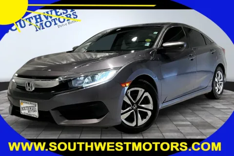 Silver 2017 Honda Civic Sedan LX for sale in Pueblo, CO