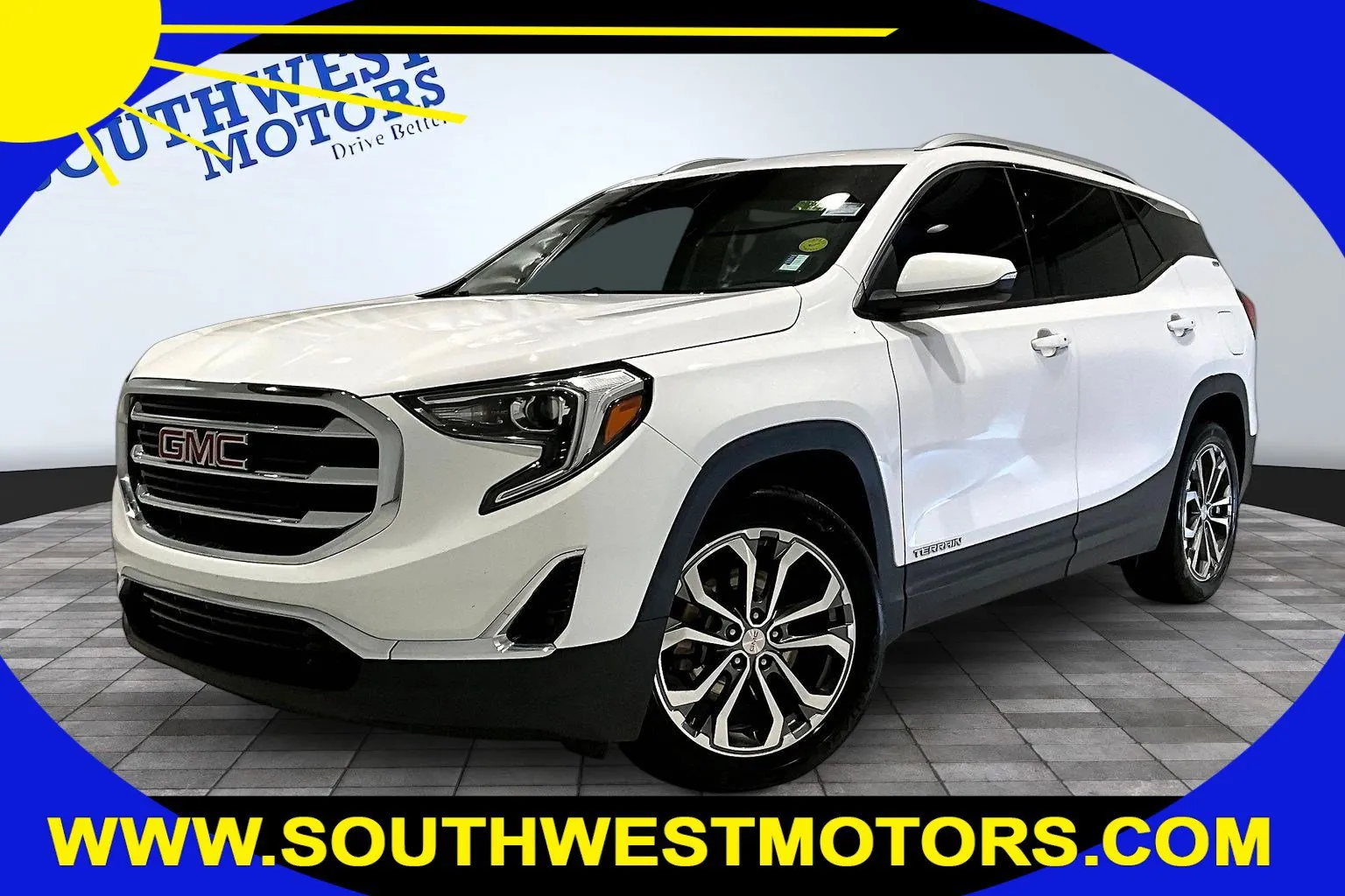 White 2019 GMC Terrain SLT for sale in Pueblo, CO