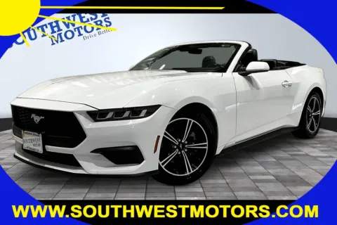 White 2025 Ford Mustang EcoBoost Premium for sale in Pueblo, CO
