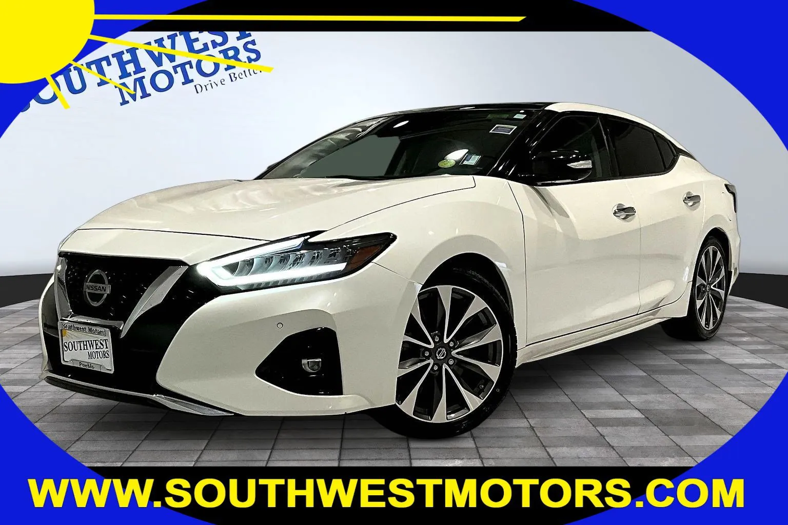White 2019 Nissan Maxima Platinum for sale in Pueblo, CO