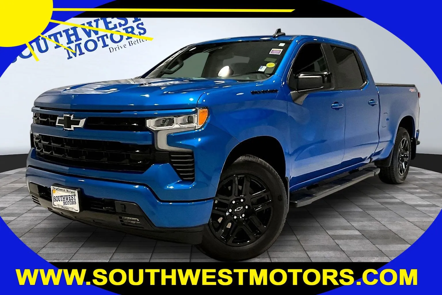 Blue 2023 Chevrolet Silverado 1500 RST for sale in Pueblo, CO