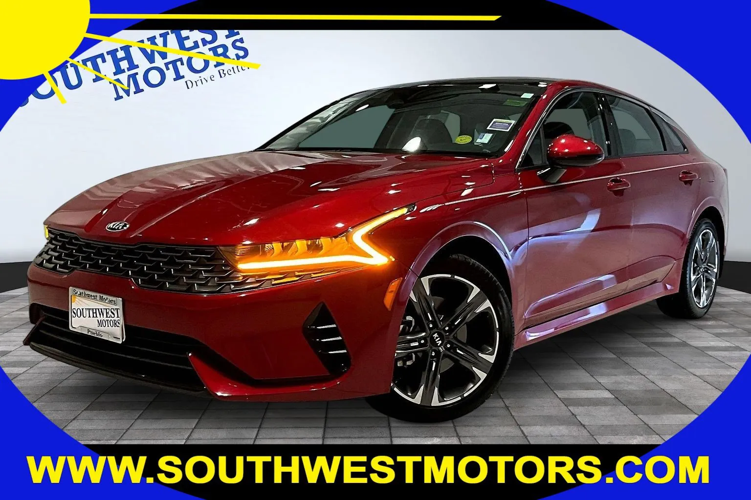Red 2021 Kia K5 EX for sale in Pueblo, CO