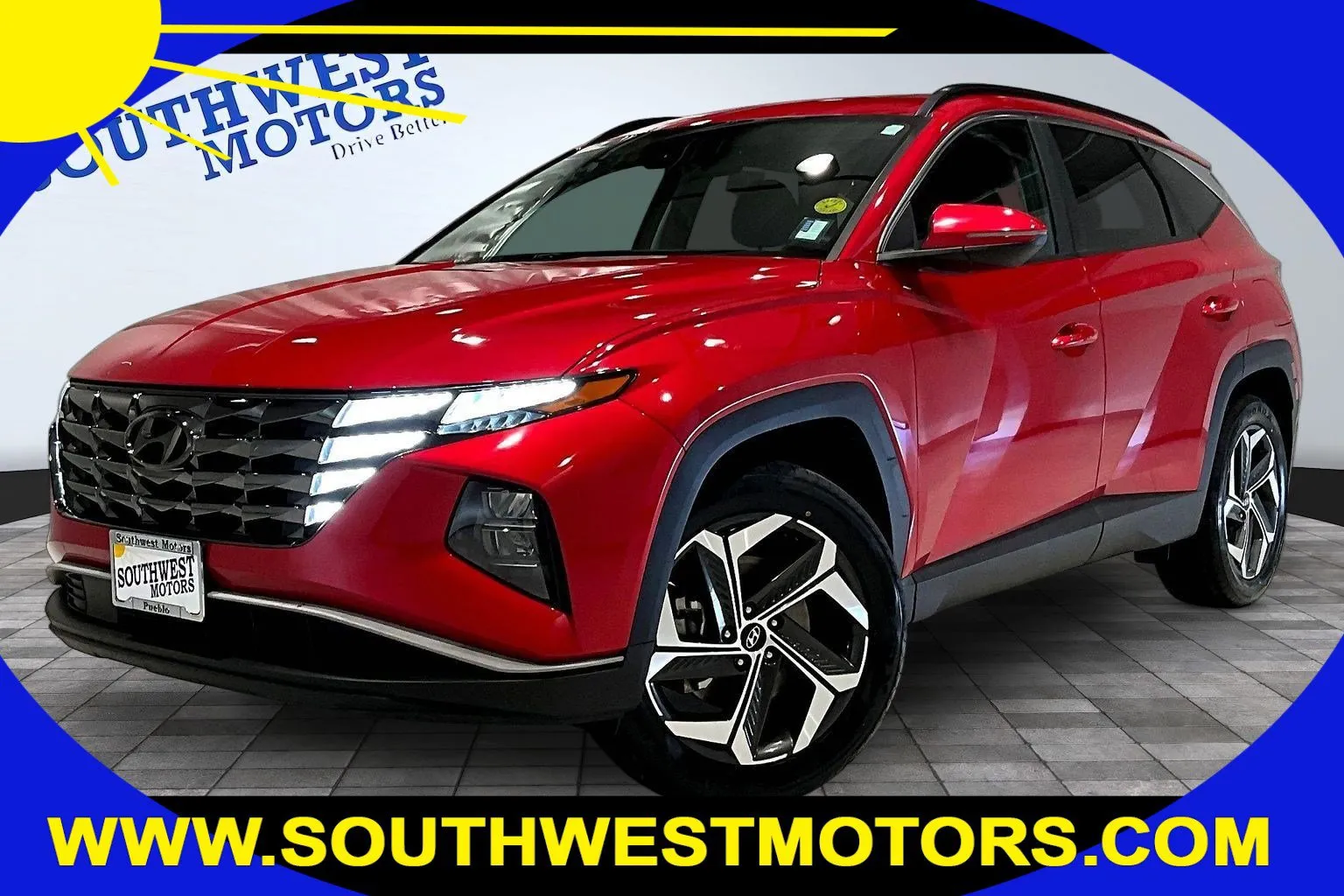 Red 2022 Hyundai Tucson SEL for sale in Pueblo, CO