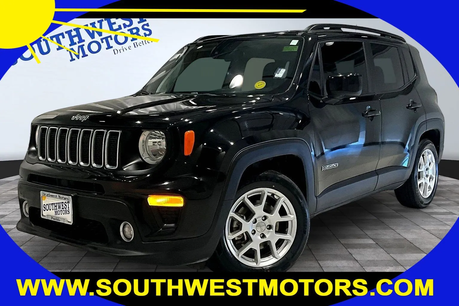 Black 2021 Jeep Renegade Latitude for sale in Pueblo, CO