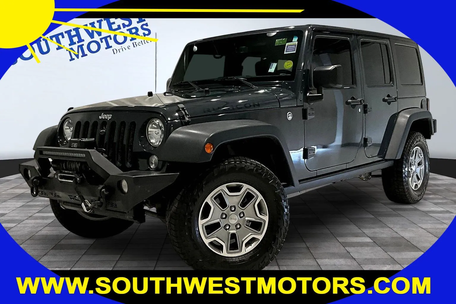 Gray 2016 Jeep Wrangler Unlimited Rubicon for sale in Pueblo, CO