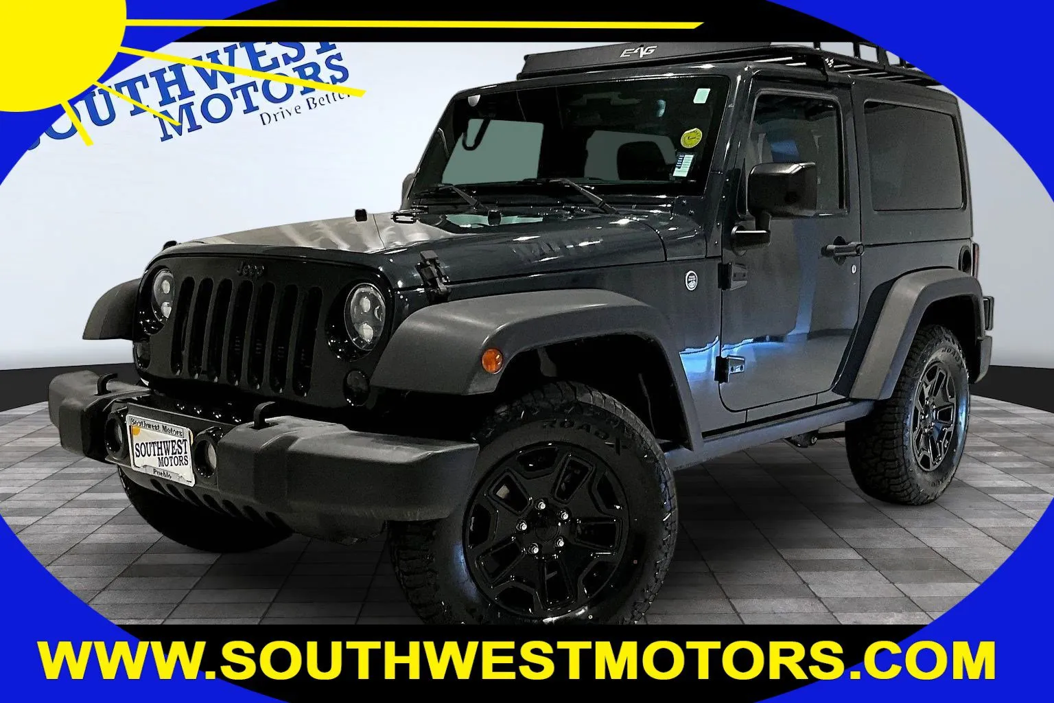 Gray 2017 Jeep Wrangler Willys Wheeler for sale in Pueblo, CO