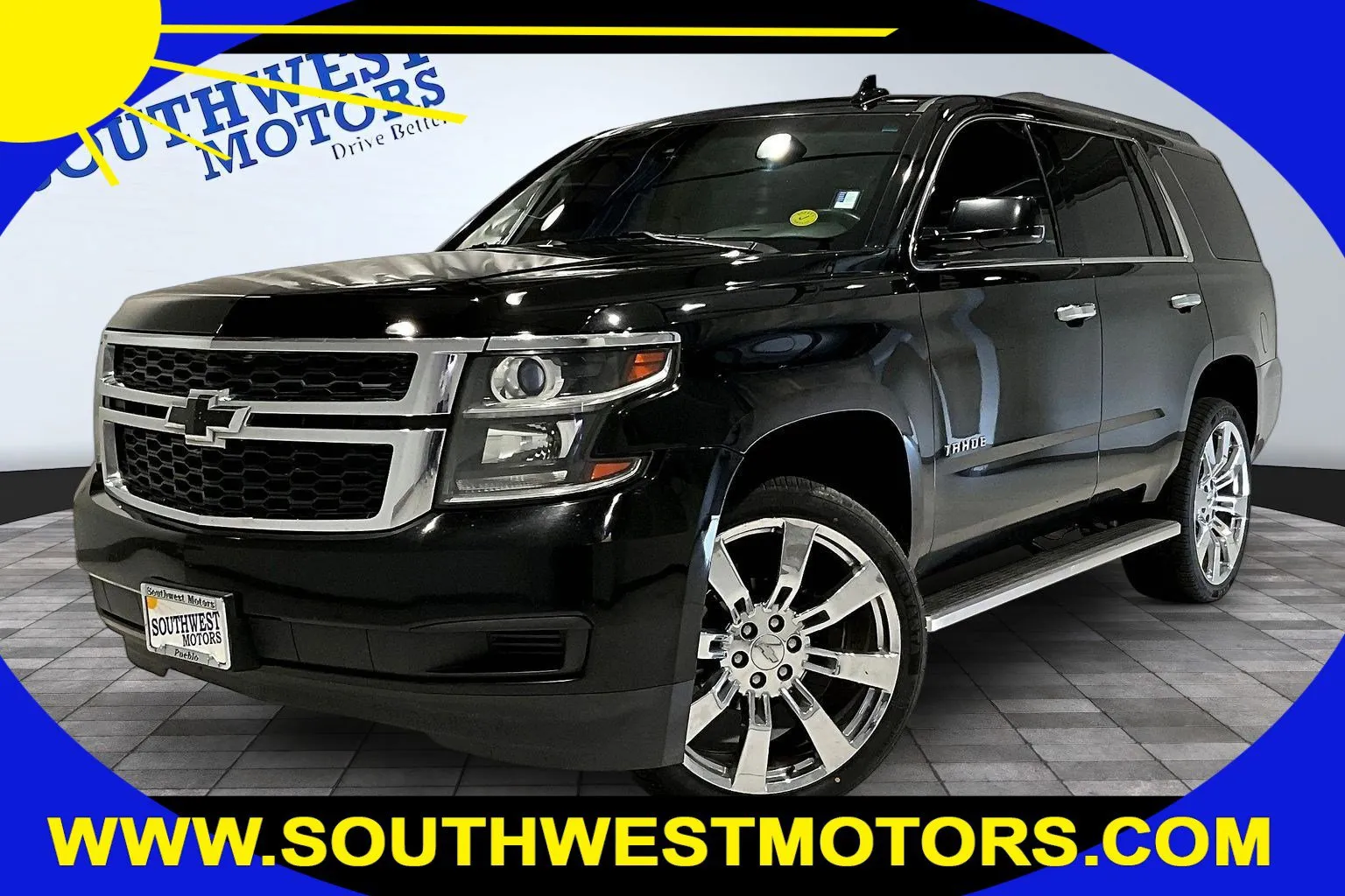 Black 2015 Chevrolet Tahoe LT for sale in Pueblo, CO
