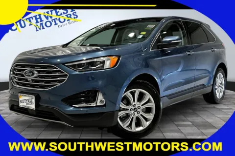 Blue 2019 Ford Edge Titanium for sale in Pueblo, CO