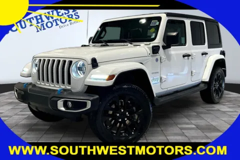 White 2023 Jeep Wrangler 4xe Sahara for sale in Pueblo, CO