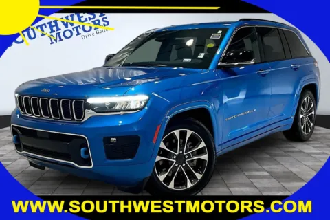 Blue 2022 Jeep Grand Cherokee 4xe Overland for sale in Pueblo, CO