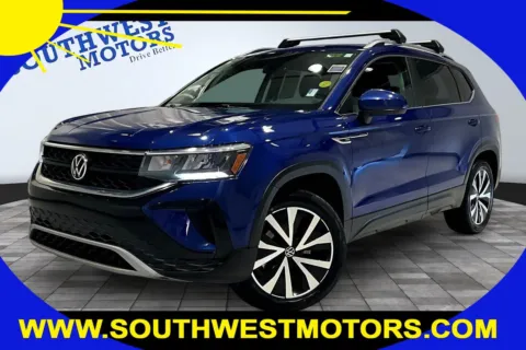 Blue 2022 Volkswagen Taos SE for sale in Pueblo, CO