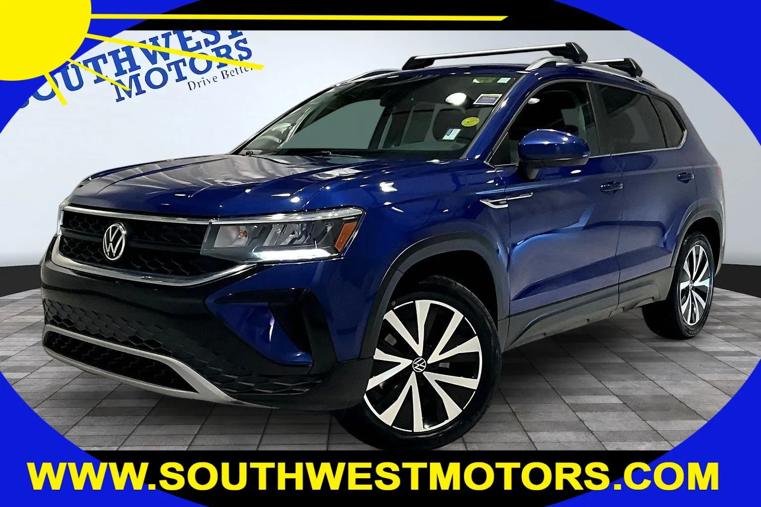 Blue 2022 Volkswagen Taos SE for sale in Pueblo, CO
