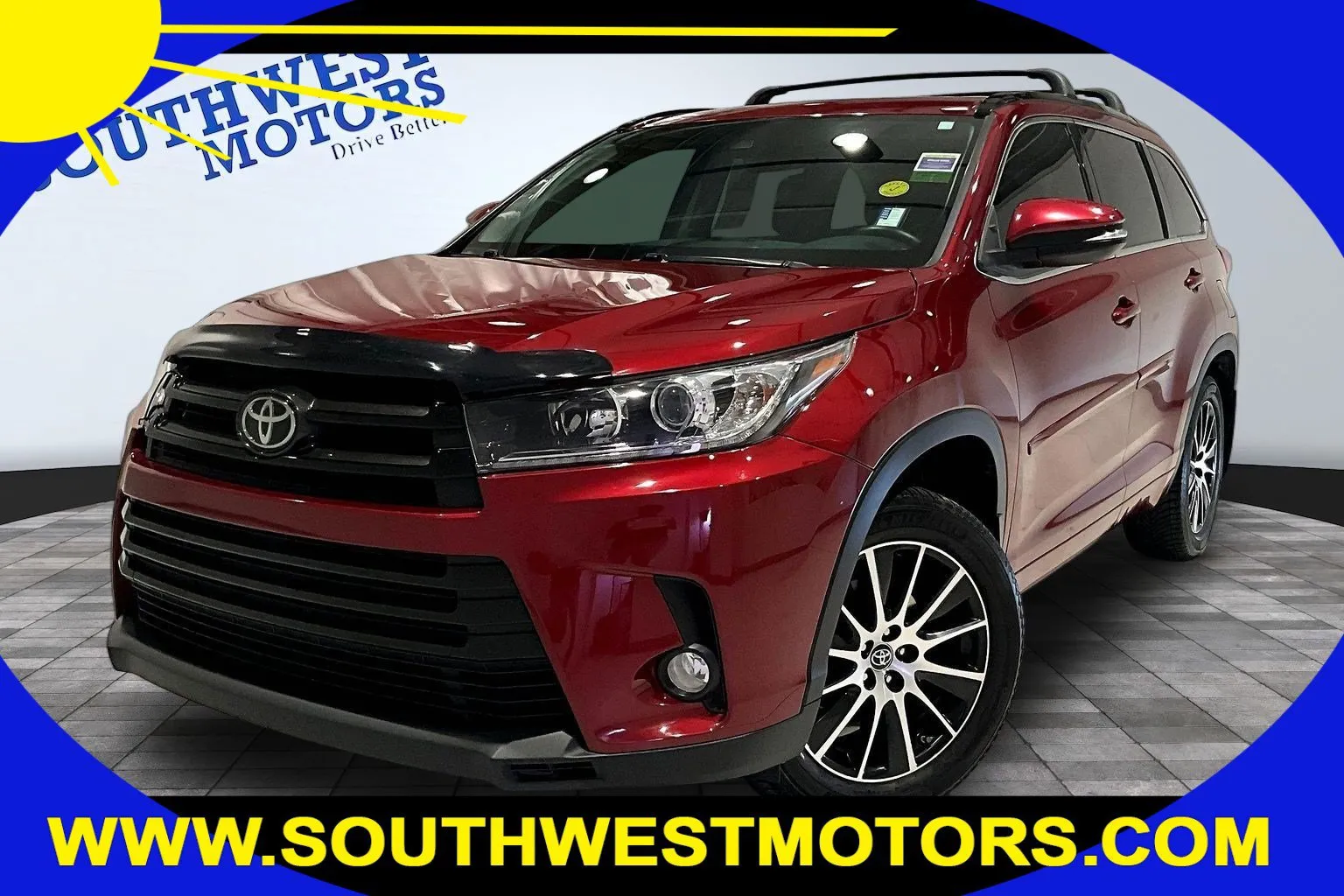 Red 2017 Toyota Highlander SE for sale in Pueblo, CO
