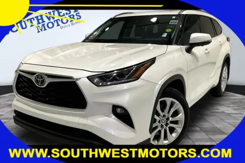 White 2023 Toyota Highlander Limited for sale in Pueblo, CO