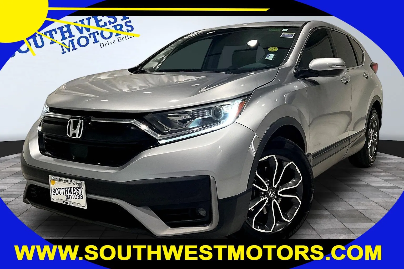 Silver 2021 Honda CR-V EX for sale in Pueblo, CO