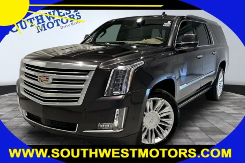 Gray 2018 Cadillac Escalade ESV Platinum for sale in Pueblo, CO