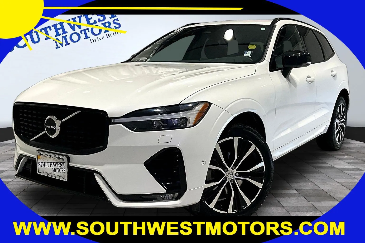 White 2023 Volvo XC60 Plus Dark Theme for sale in Pueblo, CO