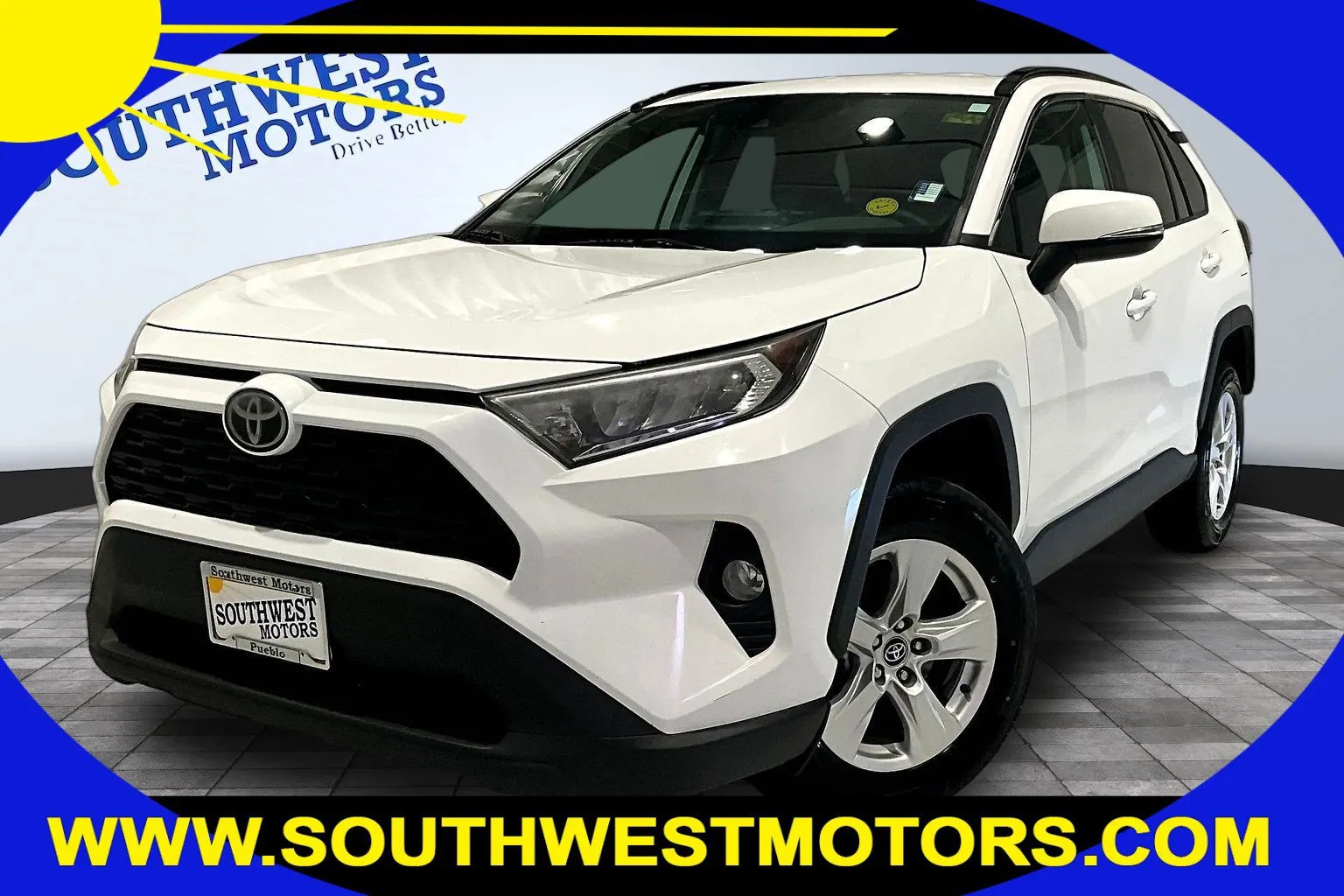 White 2020 Toyota RAV4 XLE for sale in Pueblo, CO