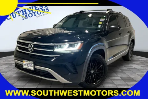 Black 2021 Volkswagen Atlas 3.6L V6 SEL Premium for sale in Pueblo, CO