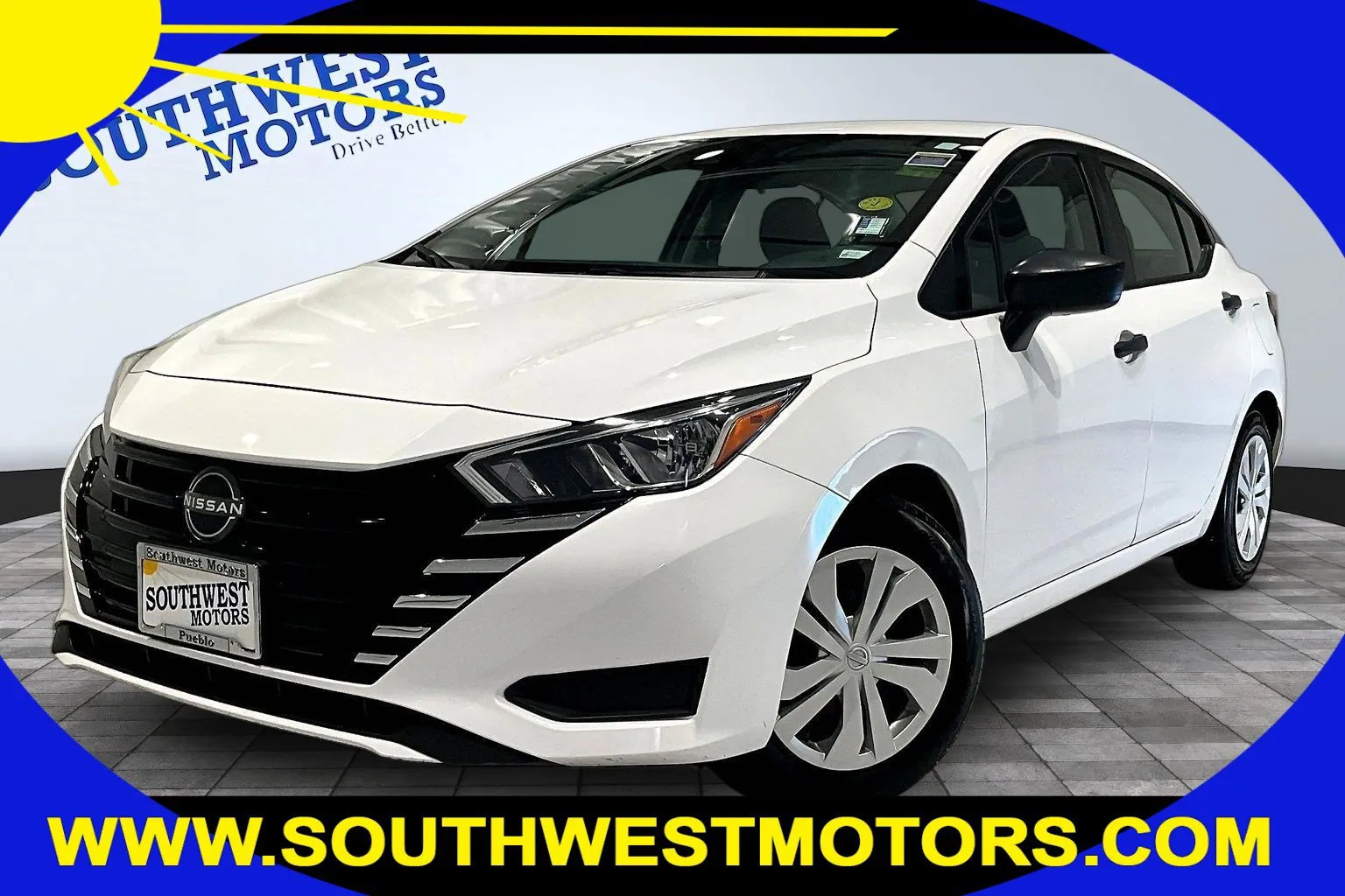 White 2024 Nissan Versa S for sale in Pueblo, CO