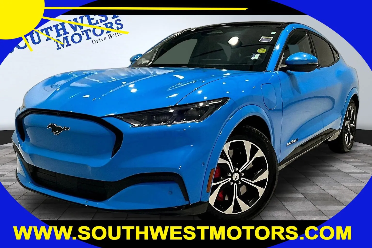 Blue 2021 Ford Mustang Mach-E Premium for sale in Pueblo, CO