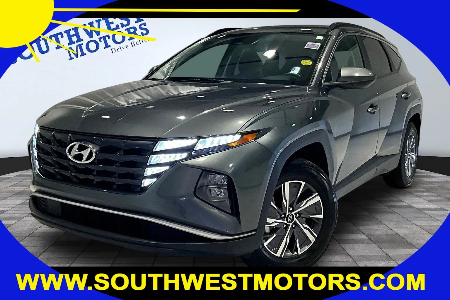 Gray 2024 Hyundai Tucson Hybrid Blue for sale in Pueblo, CO