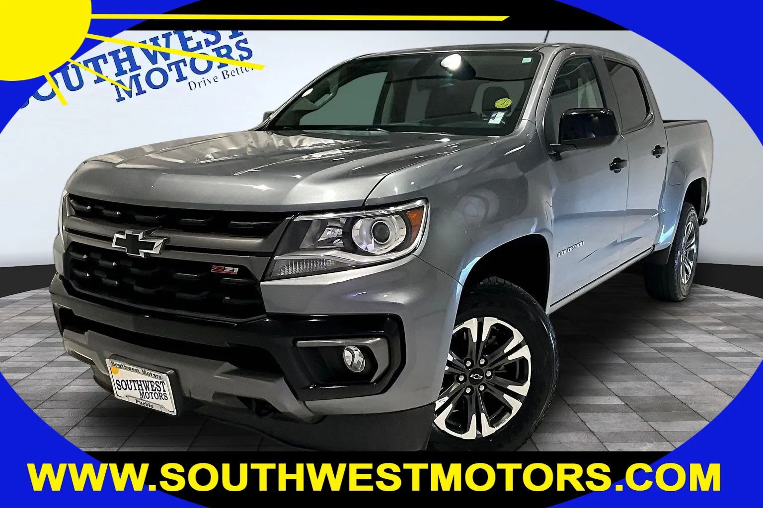 Gray 2022 Chevrolet Colorado 4WD Z71 for sale in Pueblo, CO