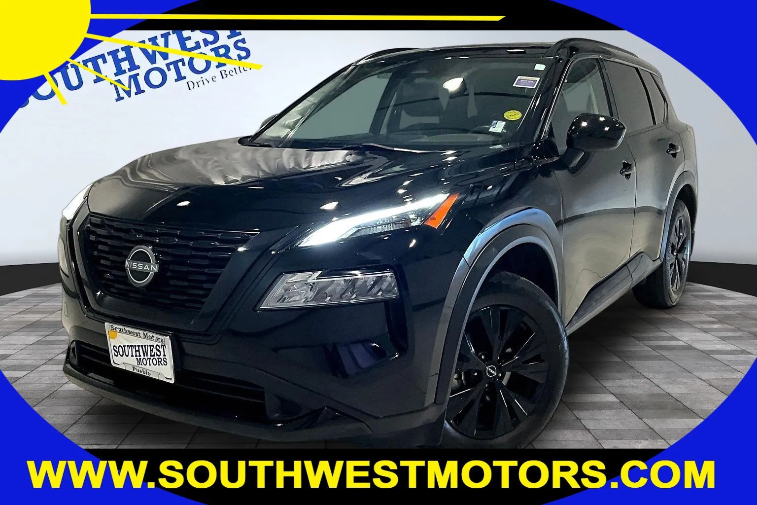 Black 2023 Nissan Rogue SV for sale in Pueblo, CO