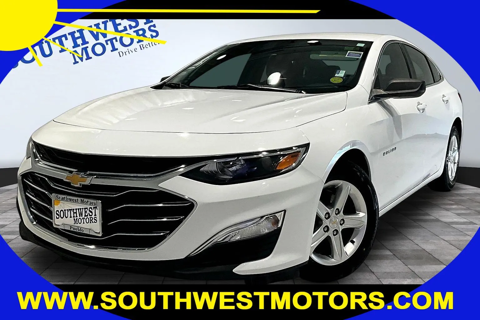 White 2022 Chevrolet Malibu LS for sale in Pueblo, CO