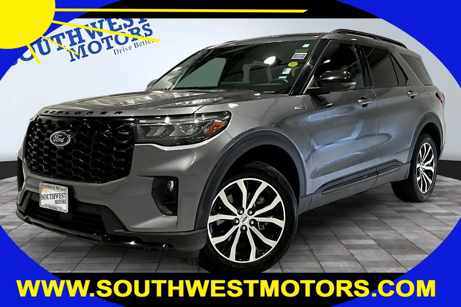 Gray 2025 Ford Explorer ST-Line for sale in Pueblo, CO