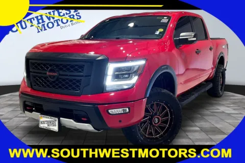 Red 2021 Nissan Titan PRO-4X for sale in Pueblo, CO