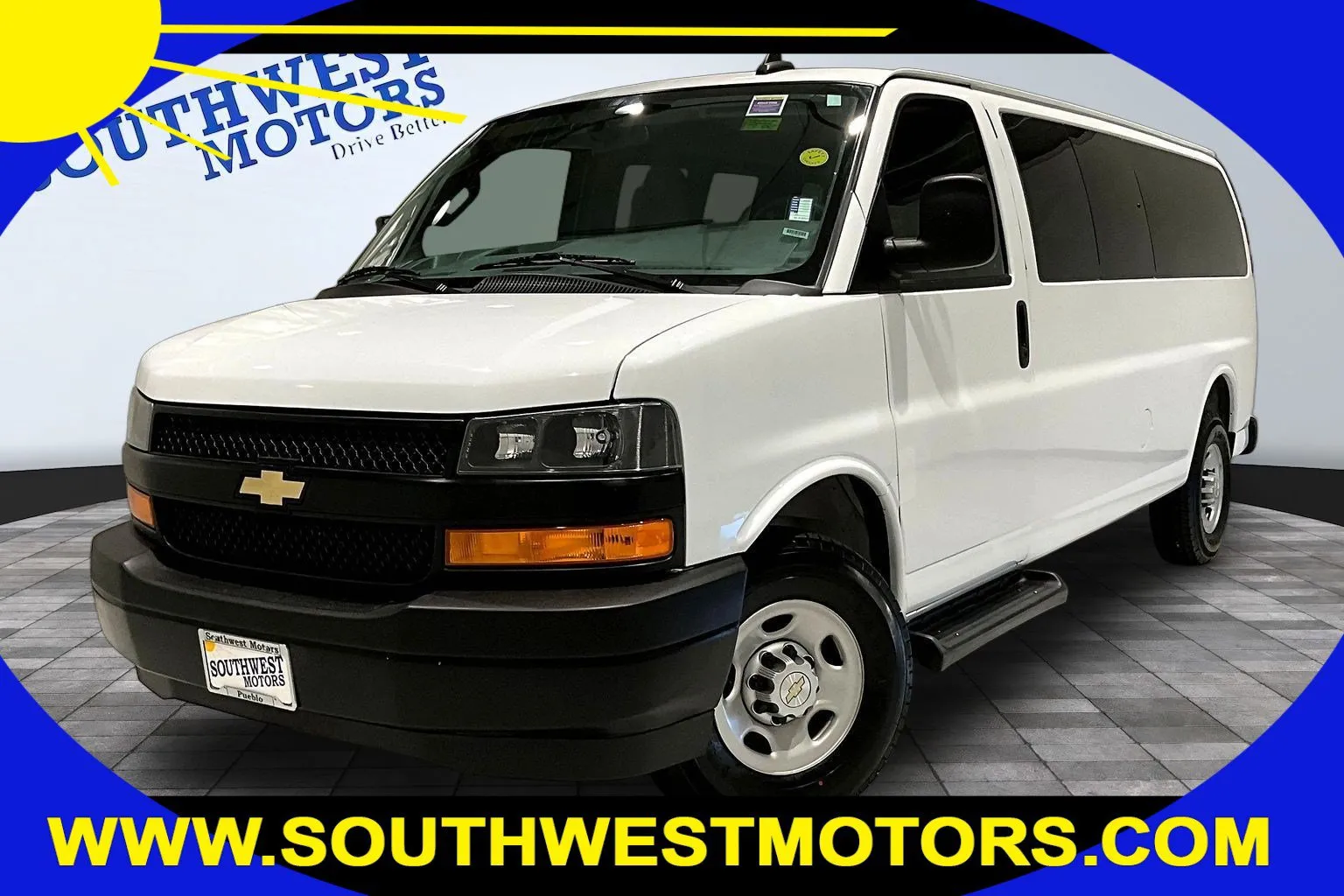 White 2023 Chevrolet Express Passenger LS for sale in Pueblo, CO