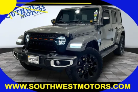 Gray 2021 Jeep Wrangler 4xe Unlimited Sahara for sale in Pueblo, CO
