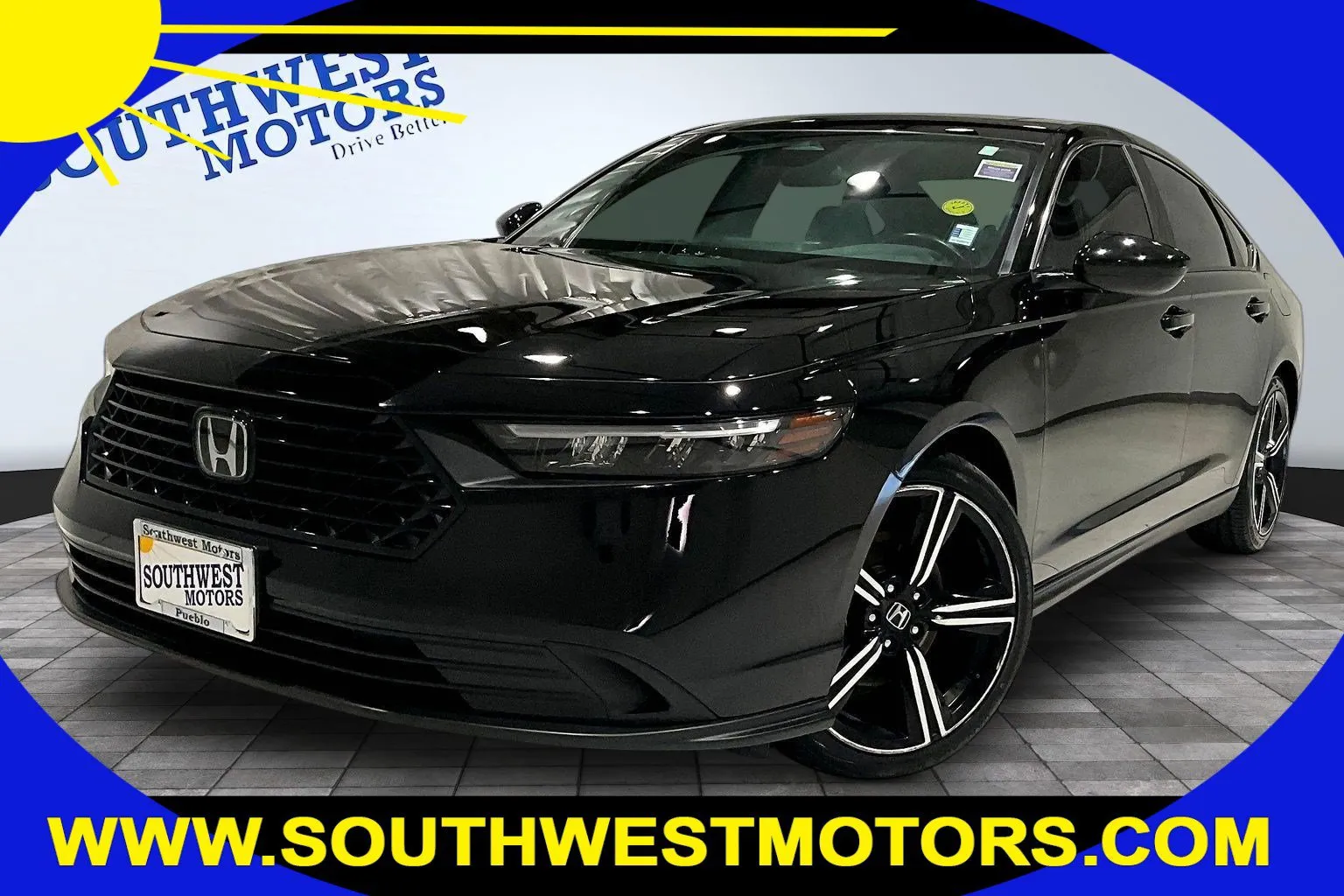 Black 2024 Honda Accord Hybrid Sport for sale in Pueblo, CO