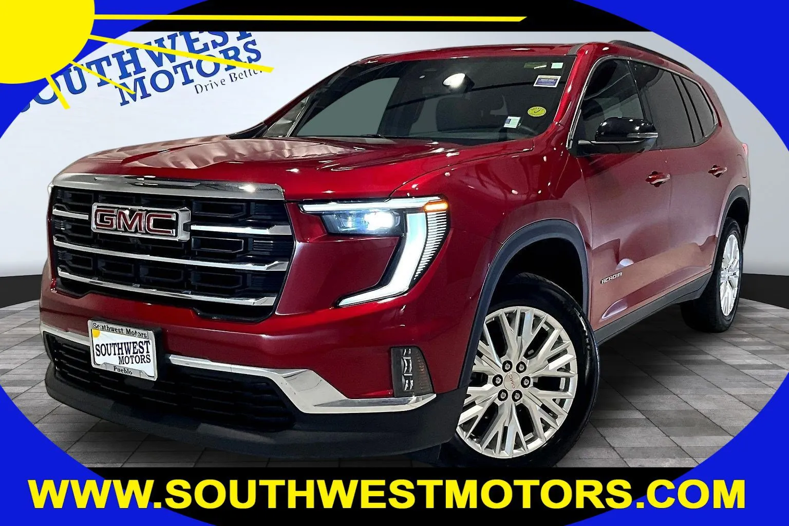 Red 2024 GMC Acadia AWD Elevation for sale in Pueblo, CO