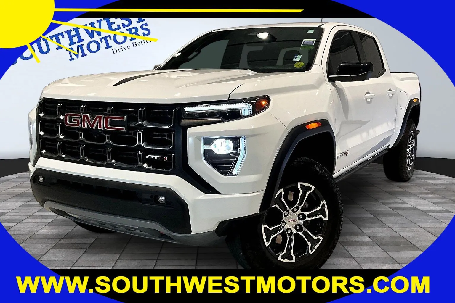 White 2024 GMC Canyon 4WD AT4 for sale in Pueblo, CO