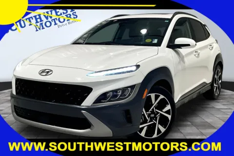 White 2023 Hyundai Kona Limited for sale in Pueblo, CO