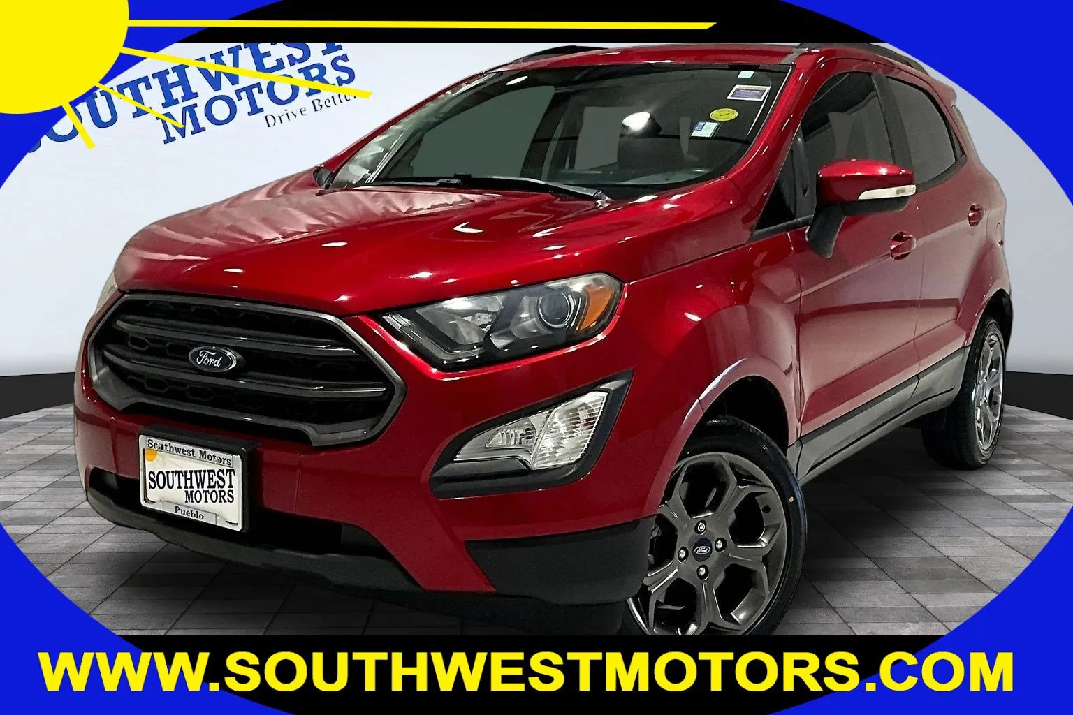 Red 2018 Ford EcoSport SES for sale in Pueblo, CO