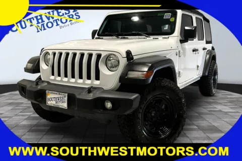 White 2019 Jeep Wrangler Unlimited Sport S for sale in Pueblo, CO