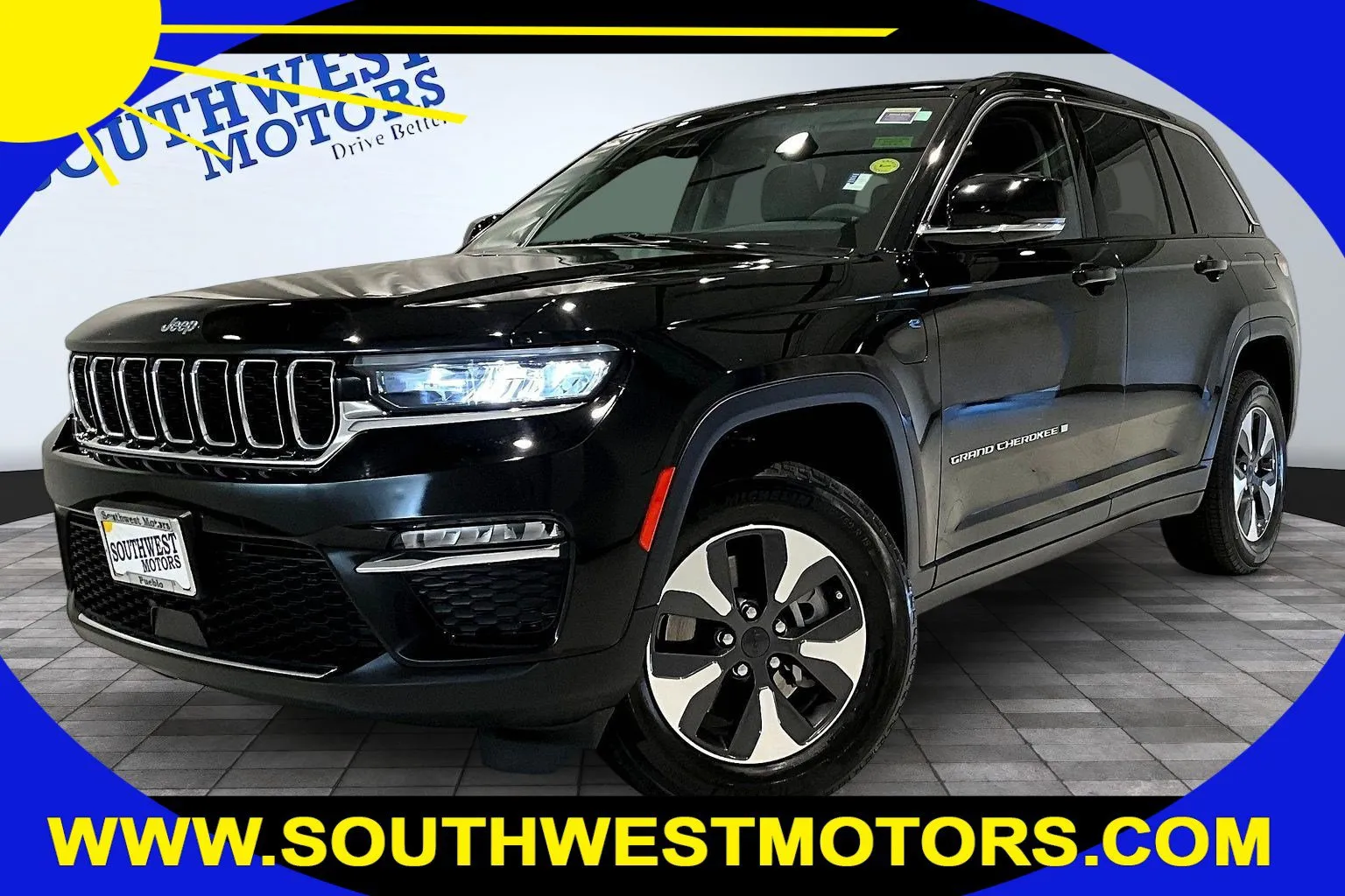 Black 2022 Jeep Grand Cherokee 4xe 4XE 4WD for sale in Pueblo, CO