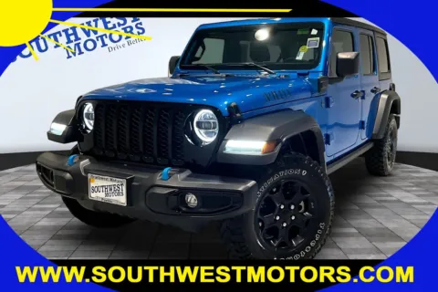Blue 2023 Jeep Wrangler 4xe Willys for sale in Pueblo, CO